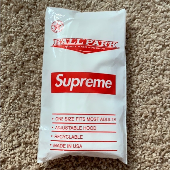 Supreme Ballpark Poncho - Picture 1 of 1